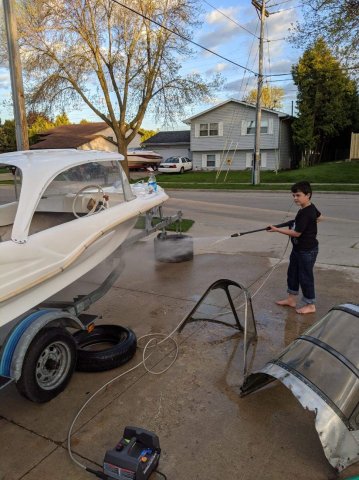 wash boat